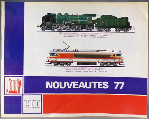 Jouef catalogue nouveautés - jouef,