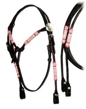 Bridon Western Cuir Tubulaire