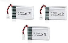 Lot de 3 batteries LiPo 850mAh