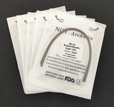 10pc/pack Dental Orthodontic Super Elastic Wire Niti Round Arch Wires Ovoid Form