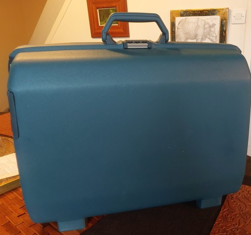 Valise samsonite vintage bleu - valise,