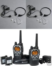 Paire Talkie-Walkie Midland GXT1000 + 2 Aide de Discours Avec Vox Vibration 5W