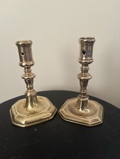 2 BOUGEOIRS EN BRONZE ANCIENS