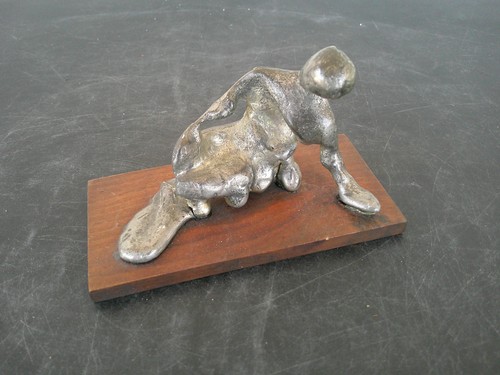 Sculpture plomb etain - plomb,