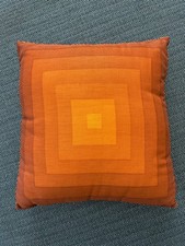 VERNER PANTON - 13" x 13" Premium Pillow Home Decor Square MCM geometric Orange