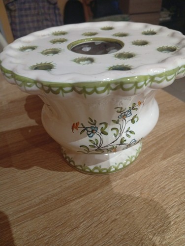 Vase pique fleur faïence - vase,