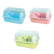 Hamster Cage Transparent Souris et Habitat de rat pour Bunny Gerbils Sugar