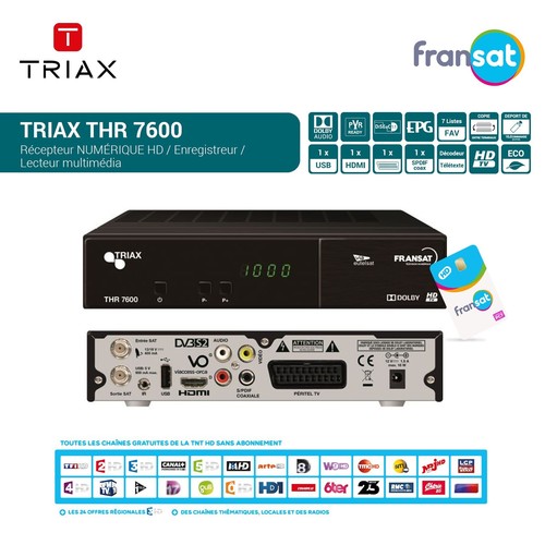 Récepteur décodeur satellite - récepteur,