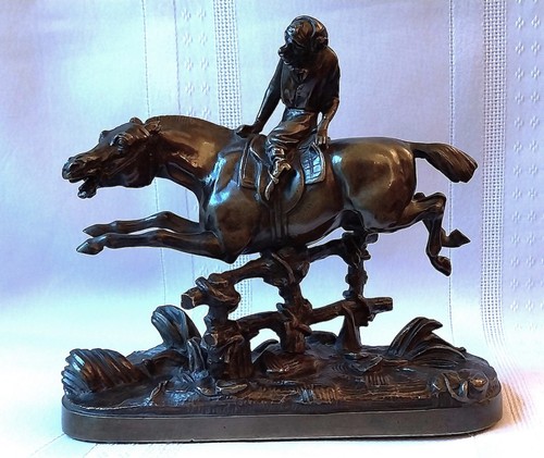 Bronze singe montant un - montant,