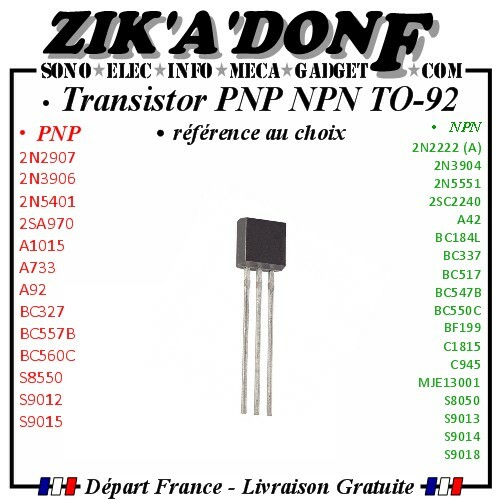 Transistor pnp npn 92 - transistor,