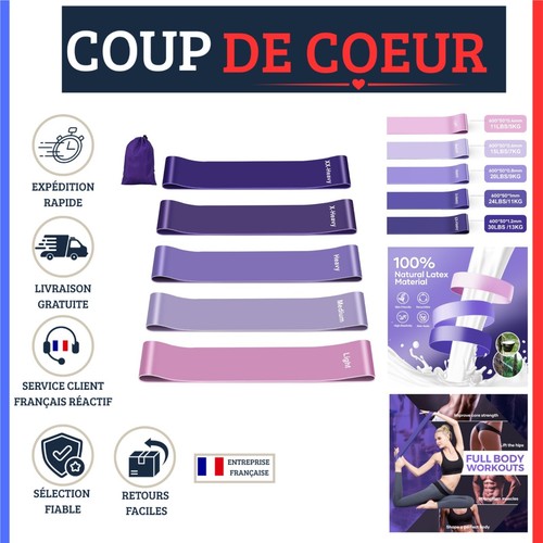 Bandes élastiques musculation
