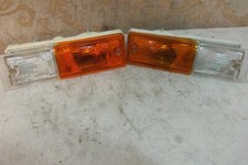 PAIR NOS GENUINE VERALUX FIAT RITMO 105 125 TC FRONT SIGNAL LIGHT LAMPS 