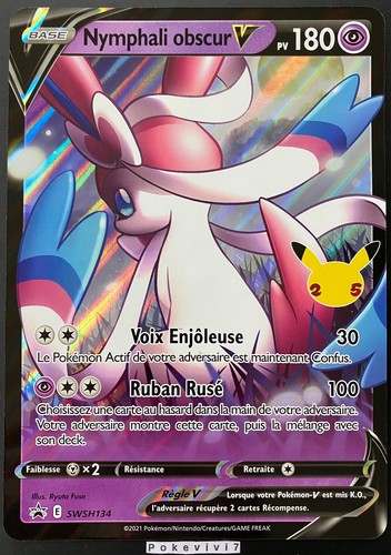 Carte pokemon nymphali - carte, obscur