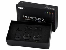 Fox Mini Micron X 2 Rod Set 2+1 De Centrale Détecteurs 