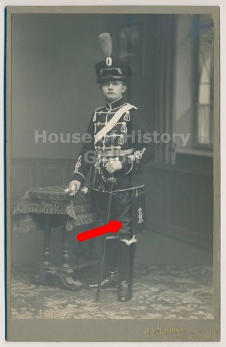 Photo cdv hussards régiment - hussards,