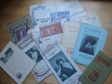 GROS LOT PROGRAMMES ANCIENS DE