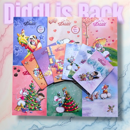 Diddl christmas sheets - diddl, a5