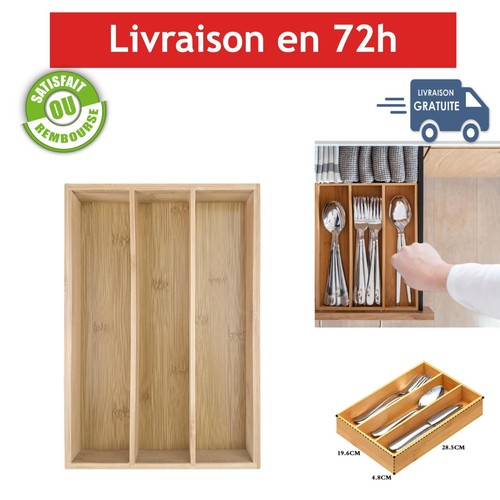 Range couverts bambou avec - range-couverts,