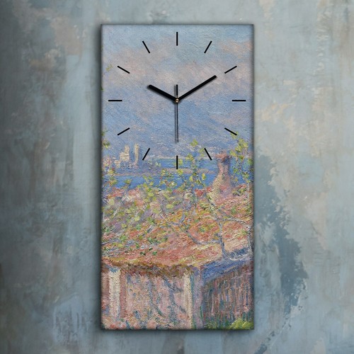 Horloge murale sur toile 30x60