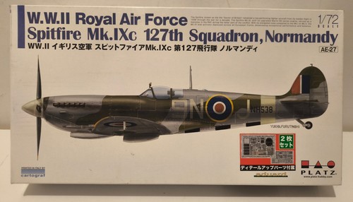 Maquette avion platz - platz, spitfire