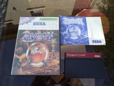 1991 SEGA Master System Dragon Crystal Notice No Sonic Mario Complete Set