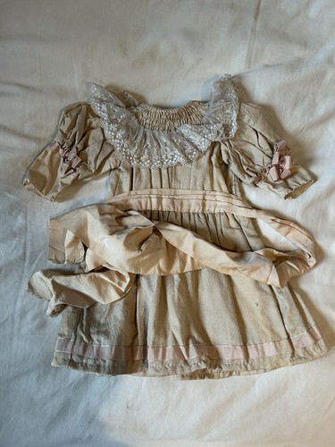 Robe xixeme ancienne poupée - robe,