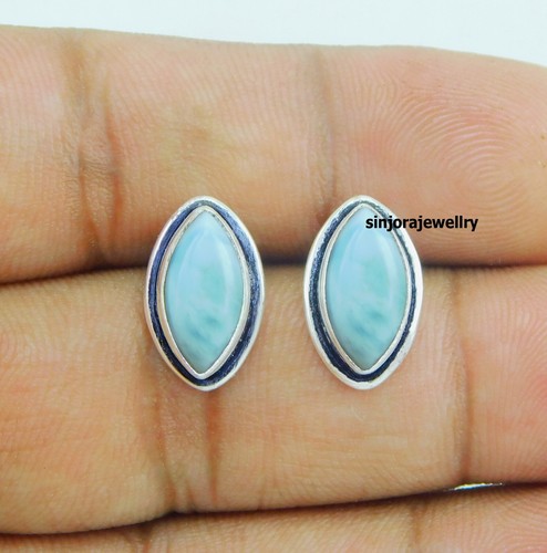 Boucles oreilles larimar - d'oreilles,