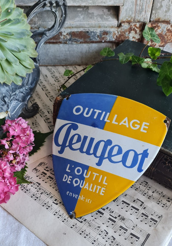 Ancienne plaque emaillee - plaque,