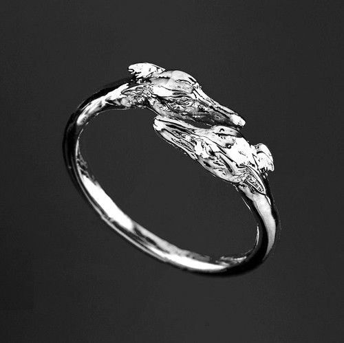 Bague chien lévrier whippet - bague, /