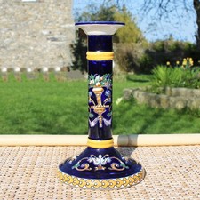 Ancien bougeoir en faïence de