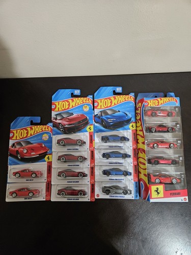 Hot wheels ferrari lot - hot,
