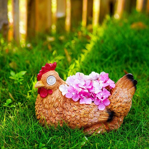 Pot poule lumineux - poule,