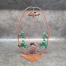Antique repainted wrought iron lamp base ref AP186
