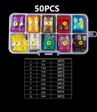 Boîte De 50 Fusibles Voiture Camion Vehicule