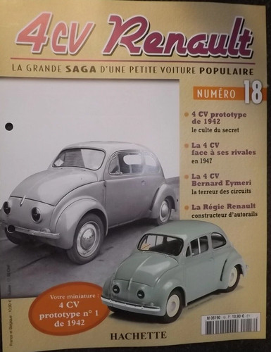 Fascicule 4cv renault - 4cv, 18