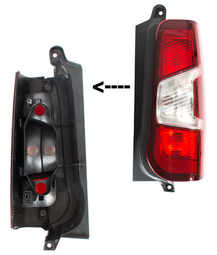 Feu lampe stop arriere - feu, droite