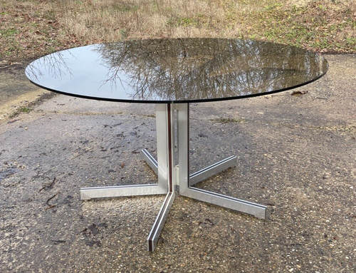 Grande table verre - grande, alu