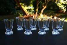 DAUM - 8 Verres à Porto en Cristal modèle KIM - H 7,5cm