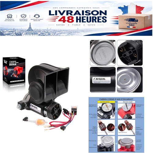 Farbin klaxon air 12v 130db - air,