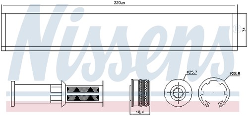 95598 nissens dryer air - 95598,