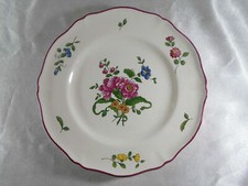 ( 499 ) ASSIETTE " FLORAL " EN