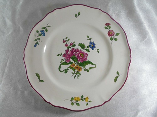 Assiette floral en - assiette, "