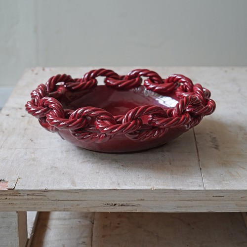Vallauris red ceramic - vallauris, bowl