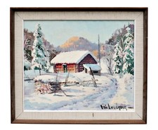 Eric Lundgren (1906-?) Paysage