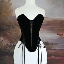 Renaissance Corset  for Women Victorian  Overbust Retro Strapless Bustier Corset