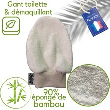 Gant démaquillant éponge de