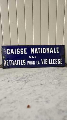 Plaque émaillée ancienne