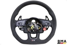 Audi RS3 Front Alcantara Steering Wheel Assembly Unit 2022 2023 2024 OEM