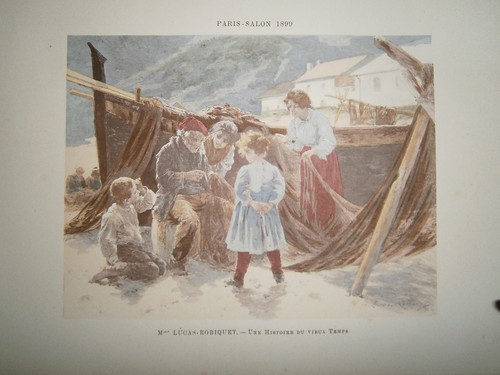 Engraving 1899 color - engraving,