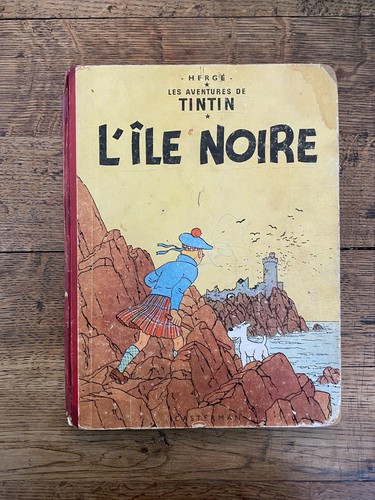 Tintin ile noire 1954 - bd, l’ile